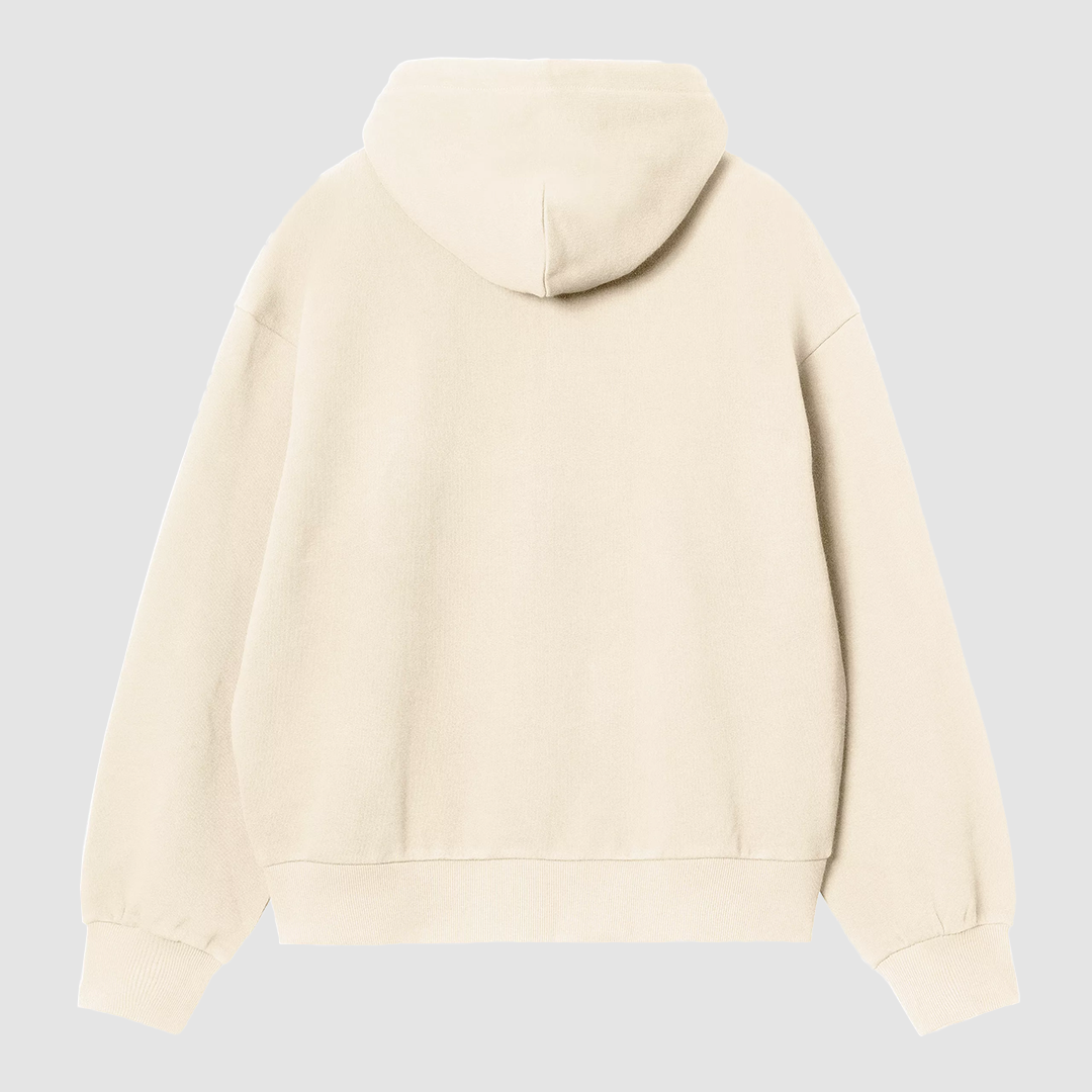 W' Hooded Casey Jacket Sweat Natural / Silver