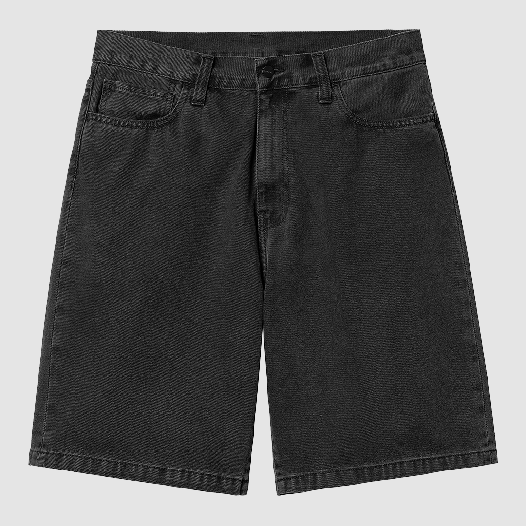 Landon Short Black Stone Washed