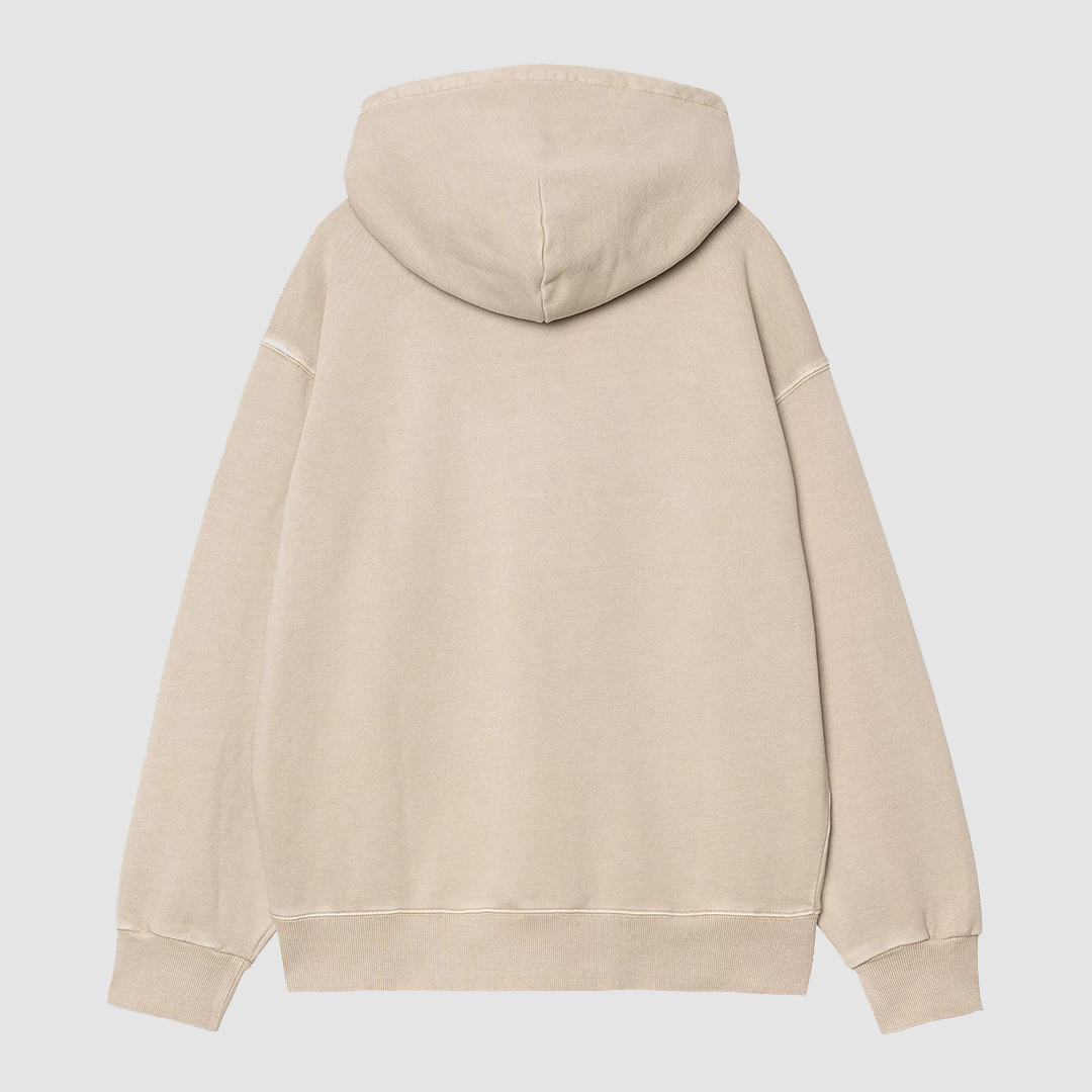 Hooded Nelson Sweat Fleur de Sel Garment Dyed