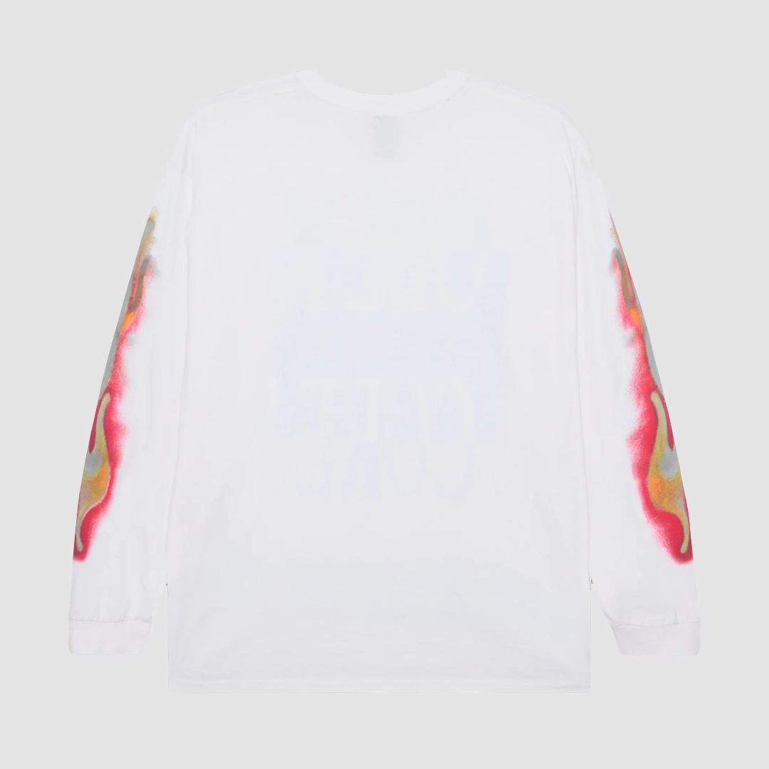 Obey Studios Horses LS T-Shirt White