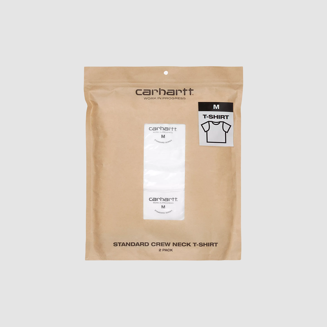 Standard Crew Neck T-Shirt White / White
