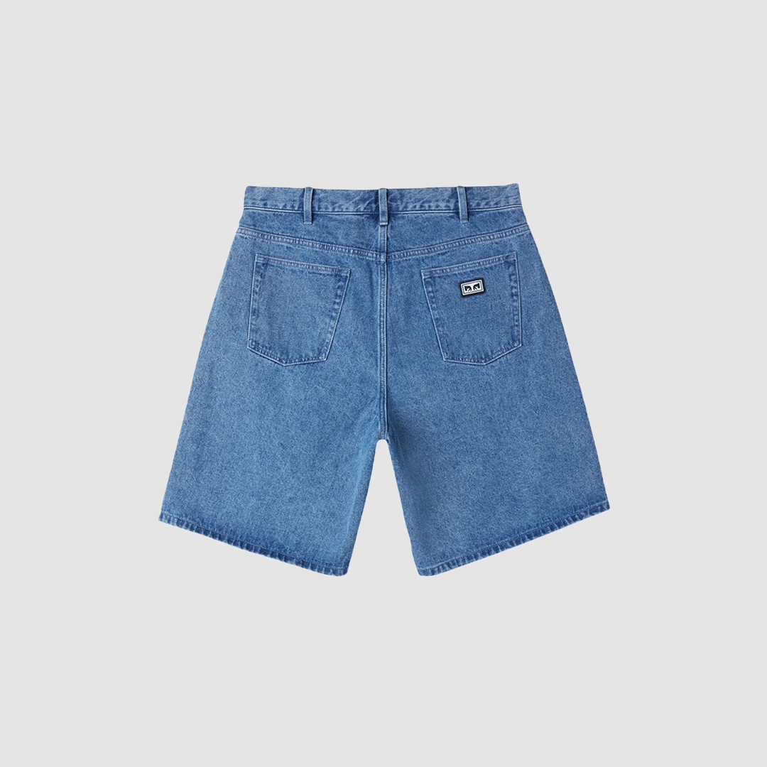 Bigwig Baggy Denim Short Light Indigo