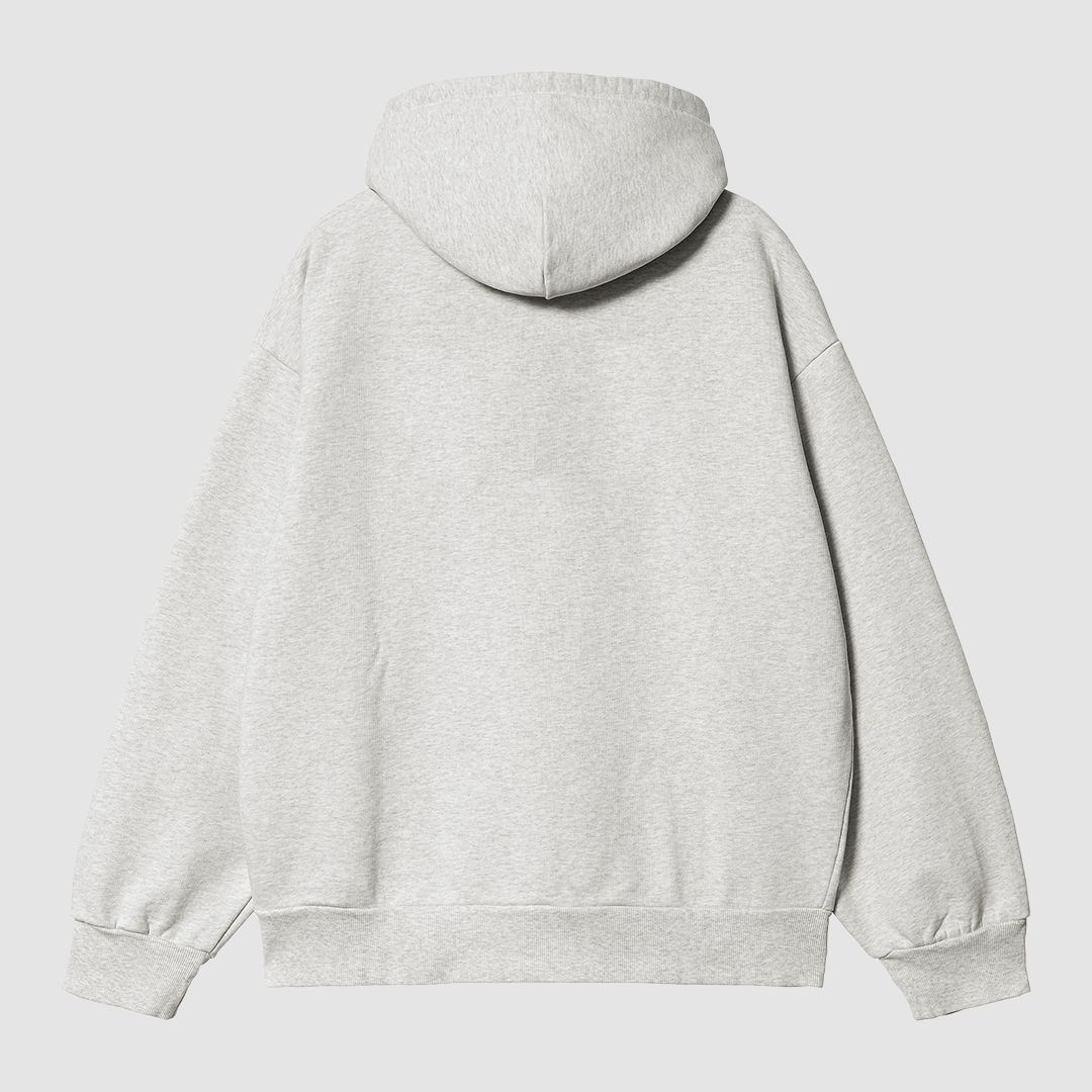 Hooded Carhartt Sweat Ash Heather / Duck Blue