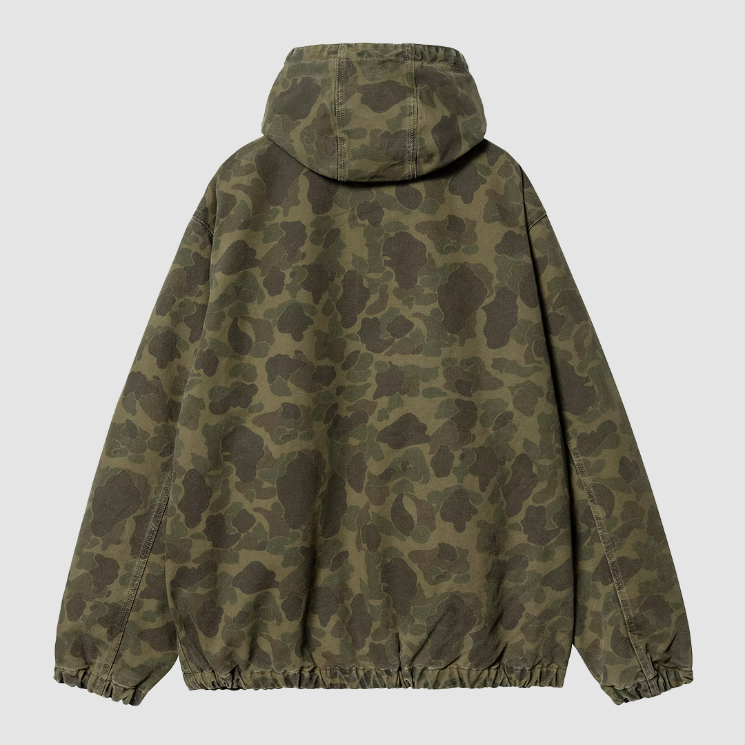 Duck Active Jacket Camo Green / Office Green Garment Dyed