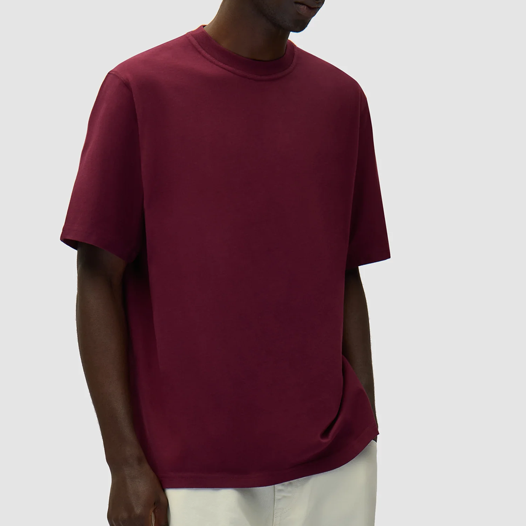 Eye Print T-Shirt Bordeaux