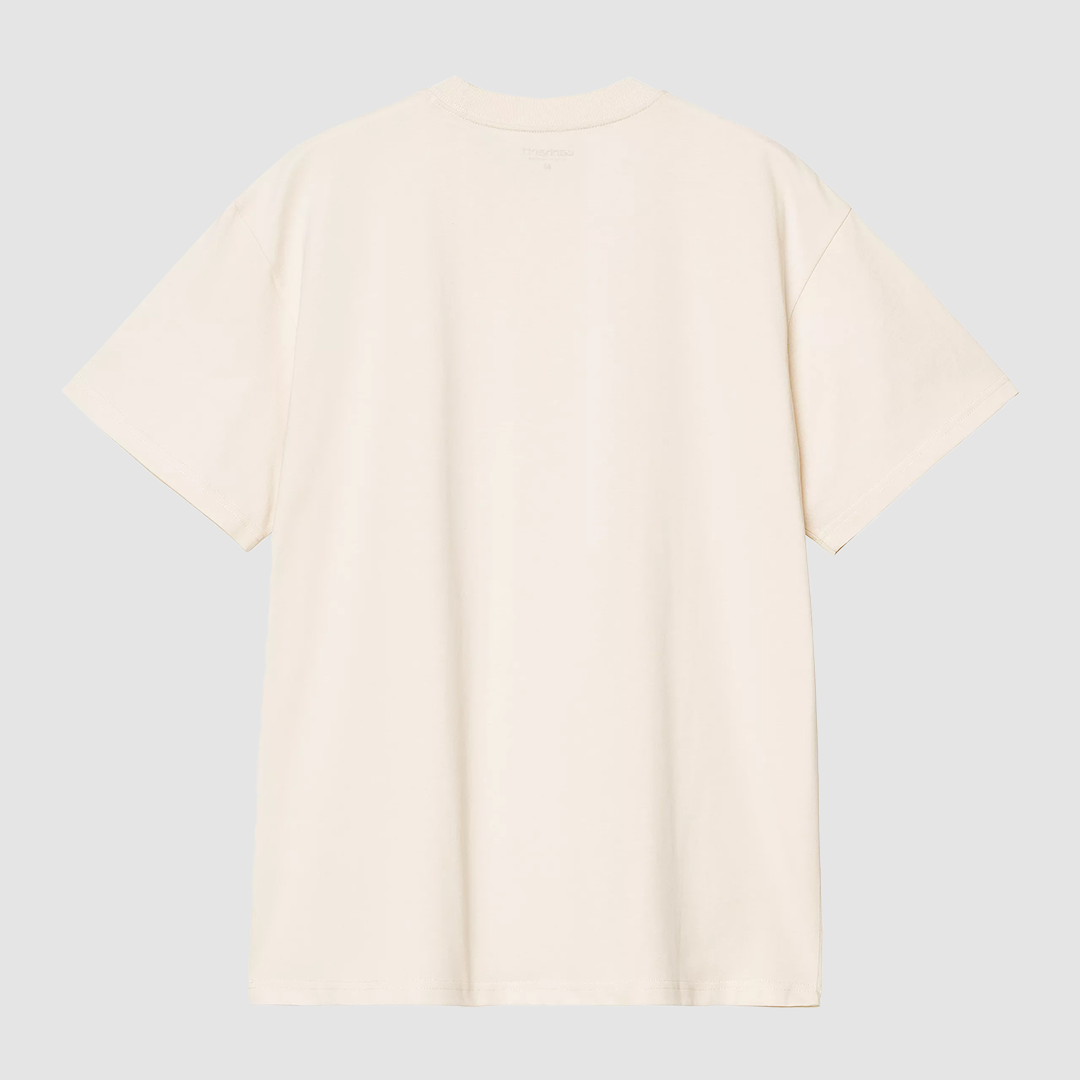 S/S Rivet Script T-Shirt Natural