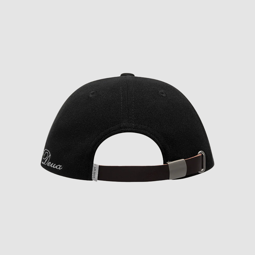 Felipe Brushed Dad Cap Black