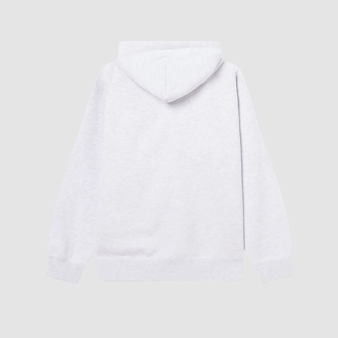 Established Works Bold Zip Hoodie Ash Grey