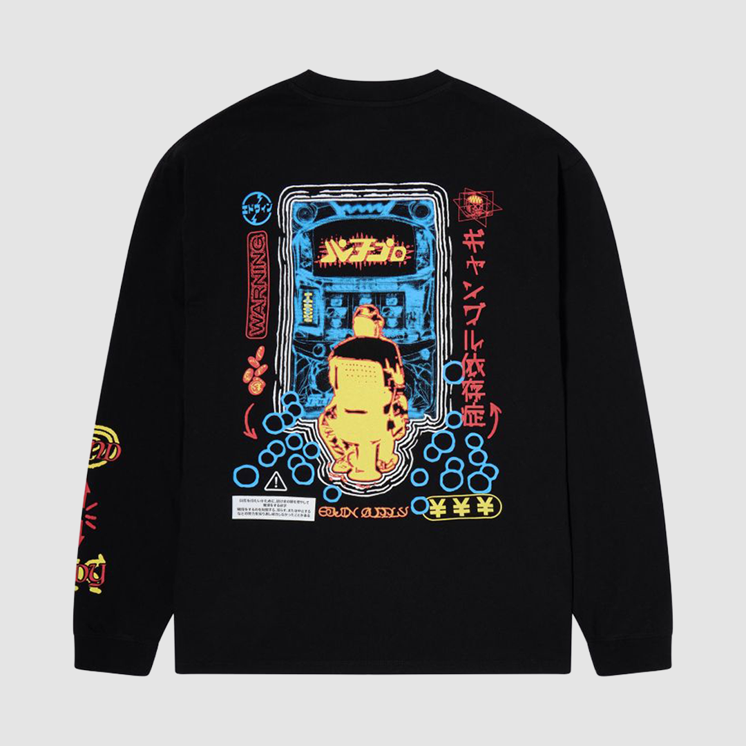 Pachinko LS T-Shirt Black