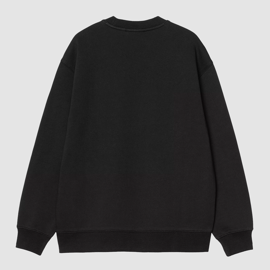 W' Carhartt Sweat Black / Scarlet