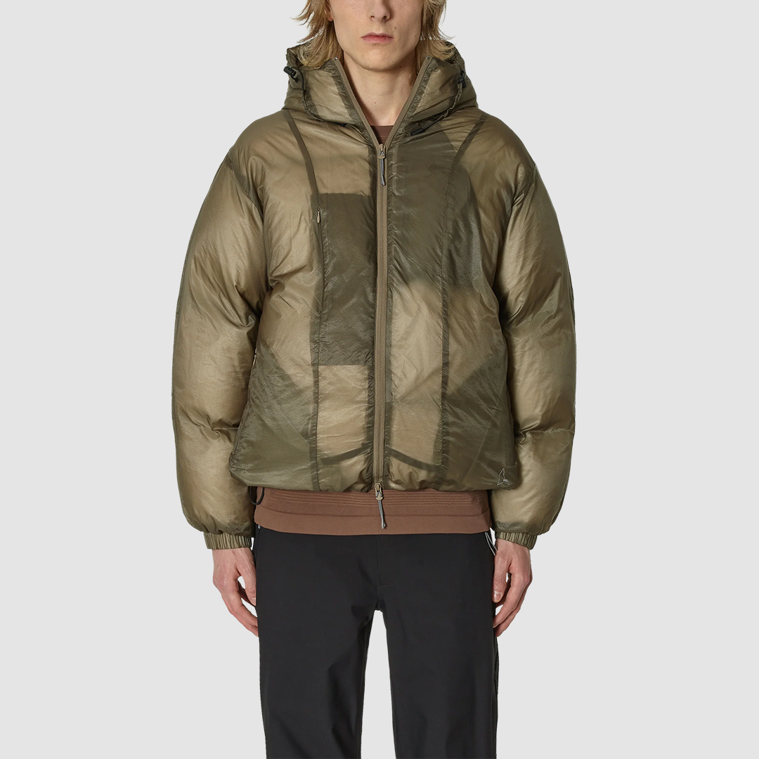 Smooth Down Jacket Taupe