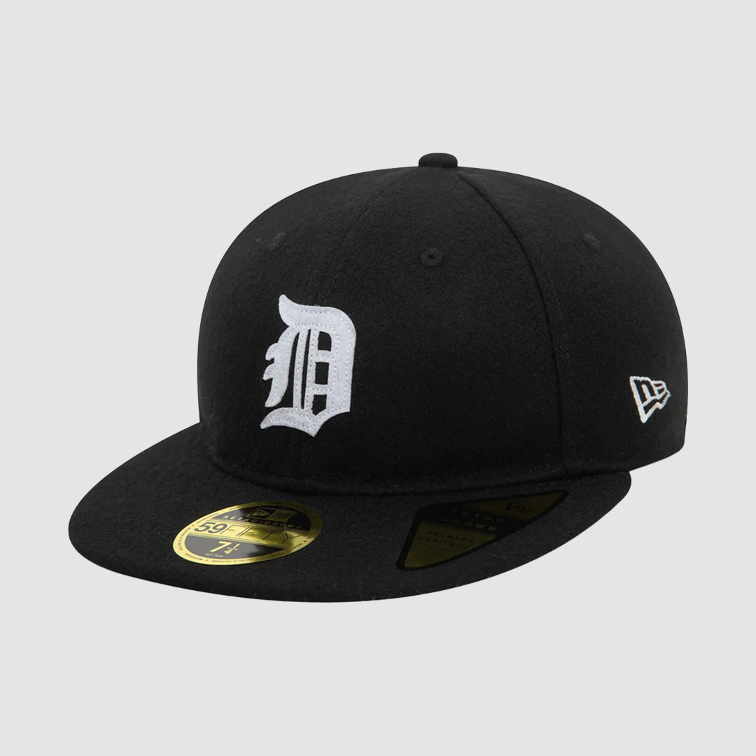 59FIFTY MLB Cooper Script RC Detroit Tigers Black