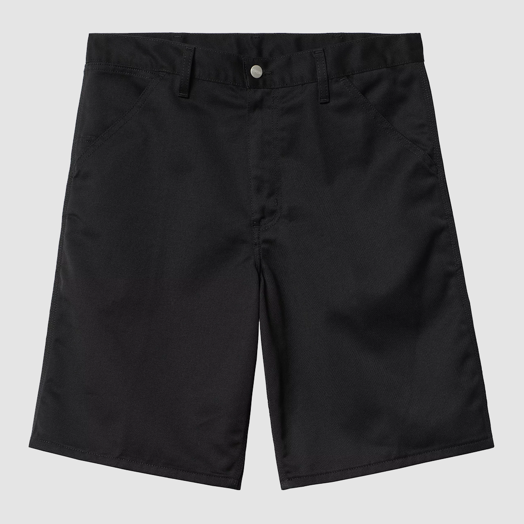 Simple Short Black Rinsed