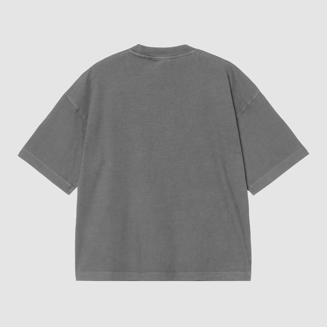 W' S/S Nelson T-Shirt Black Garment Dyed