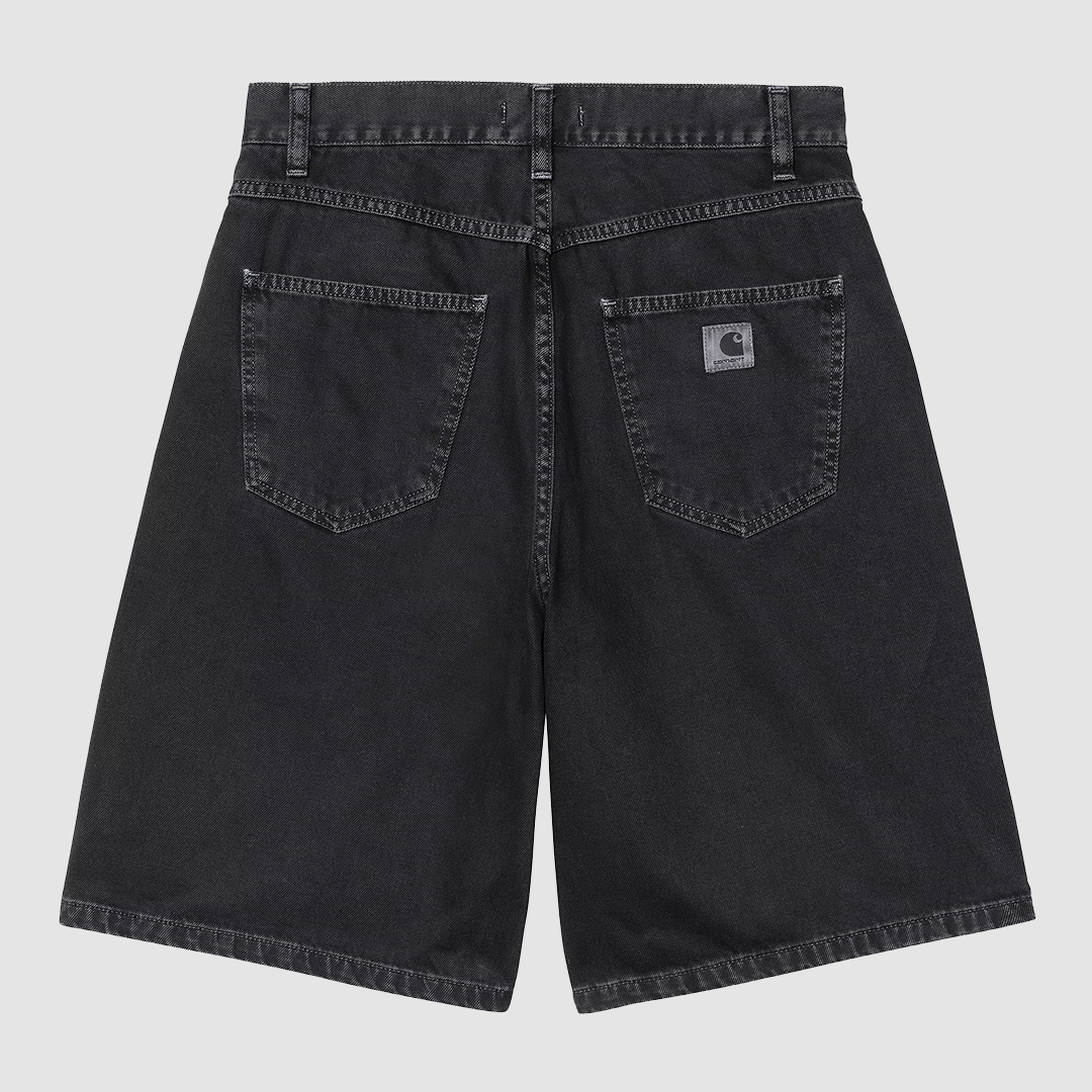 W' Brandon Short Black Stone Washed
