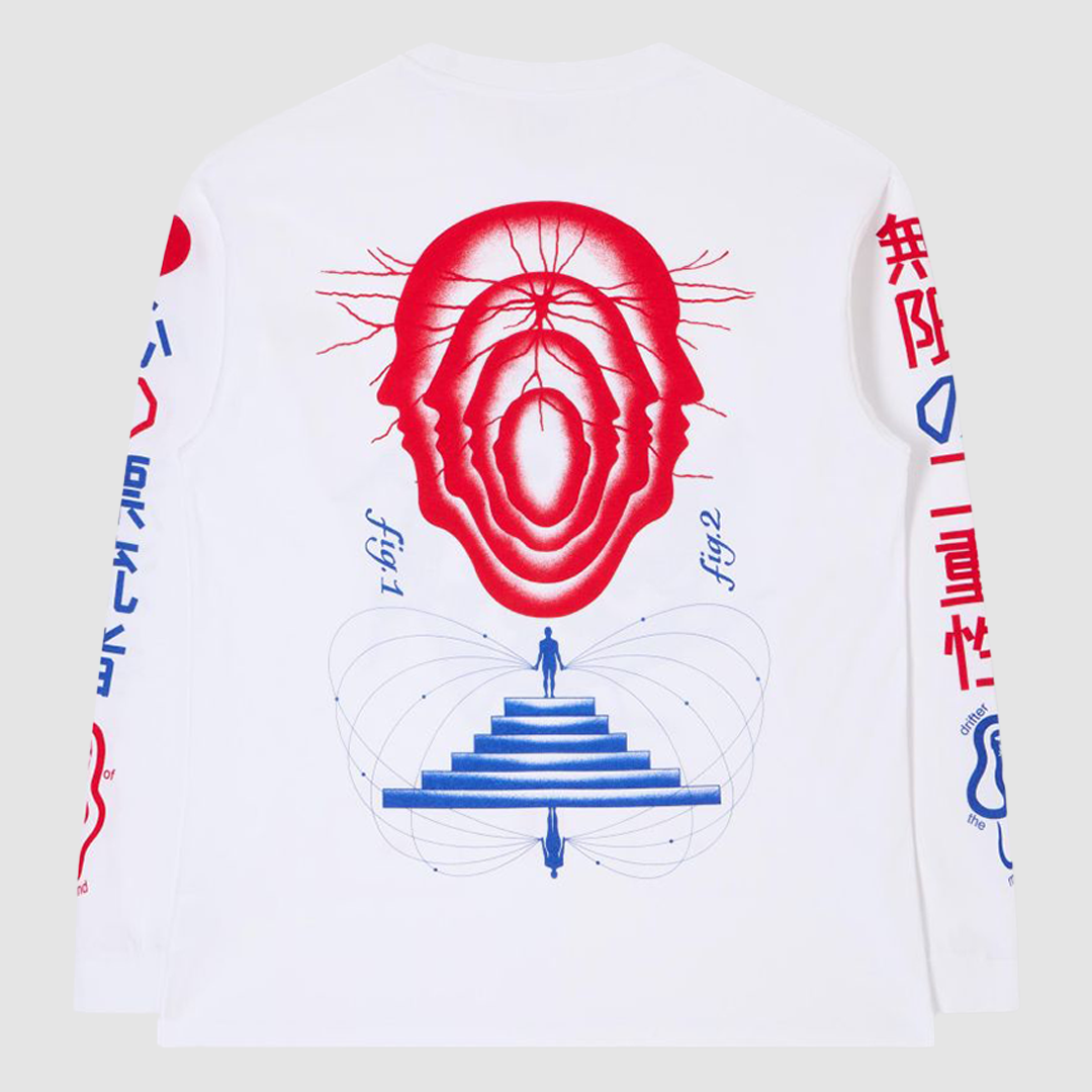 Mind Drifter T-Shirt LS White