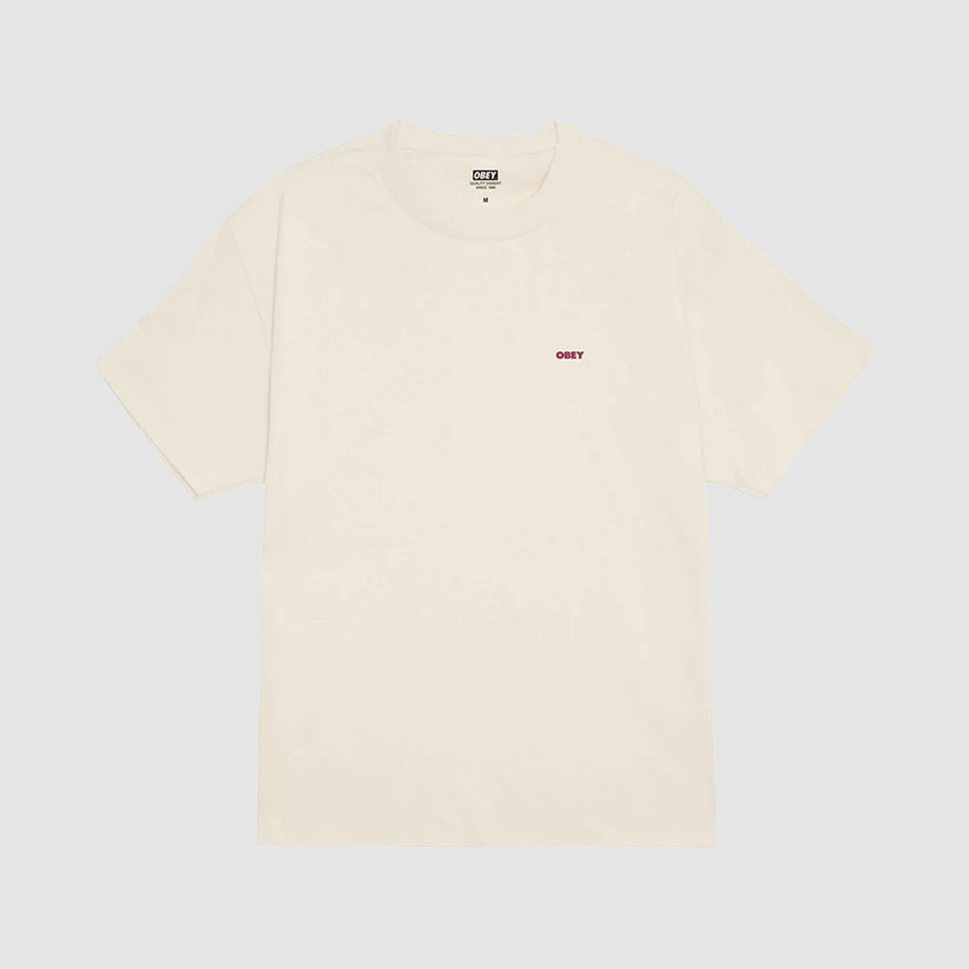 Obey Art Studio Flowers T-Shirt White