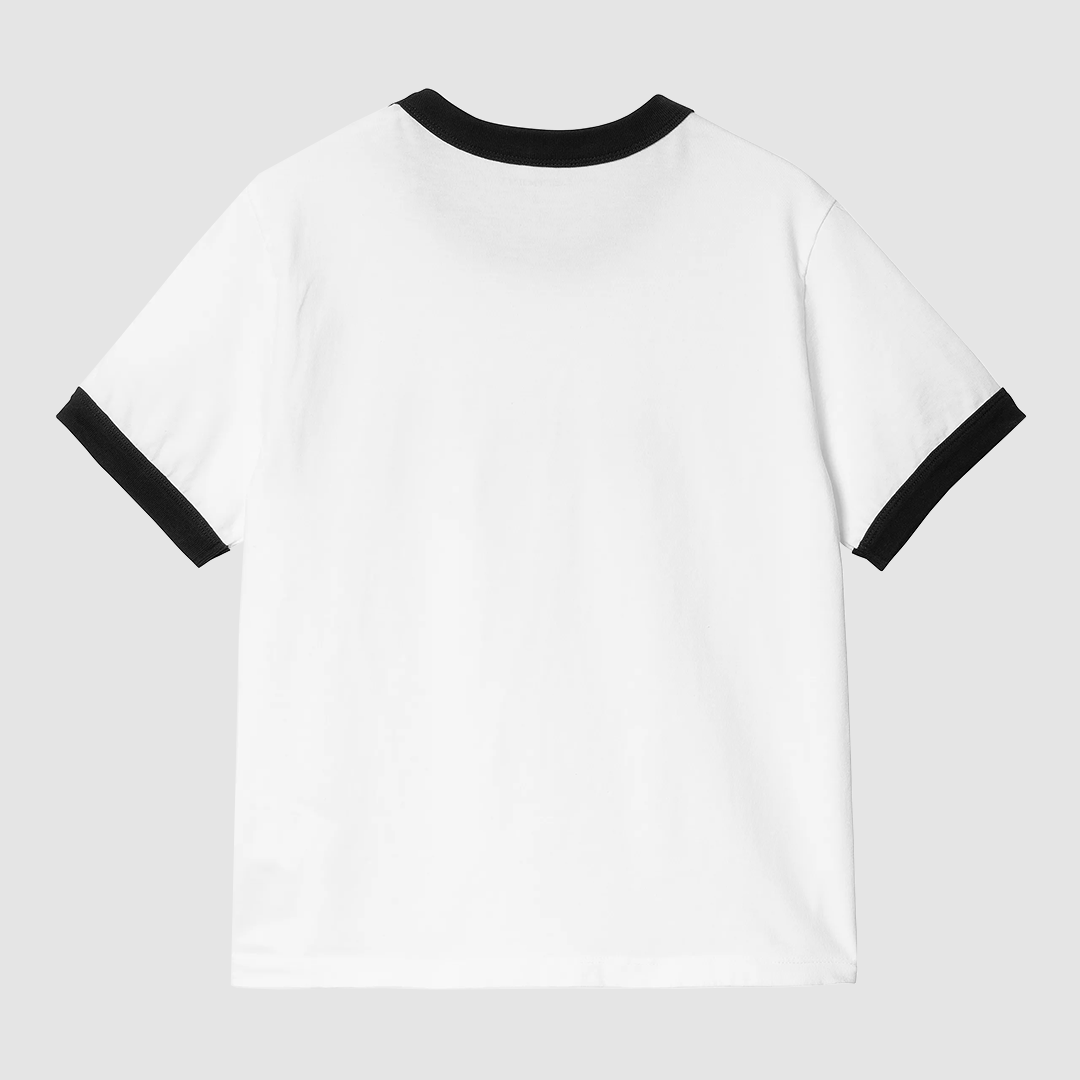 W’ S/S I'll Be There T-Shirt White Heavy Stone Washed