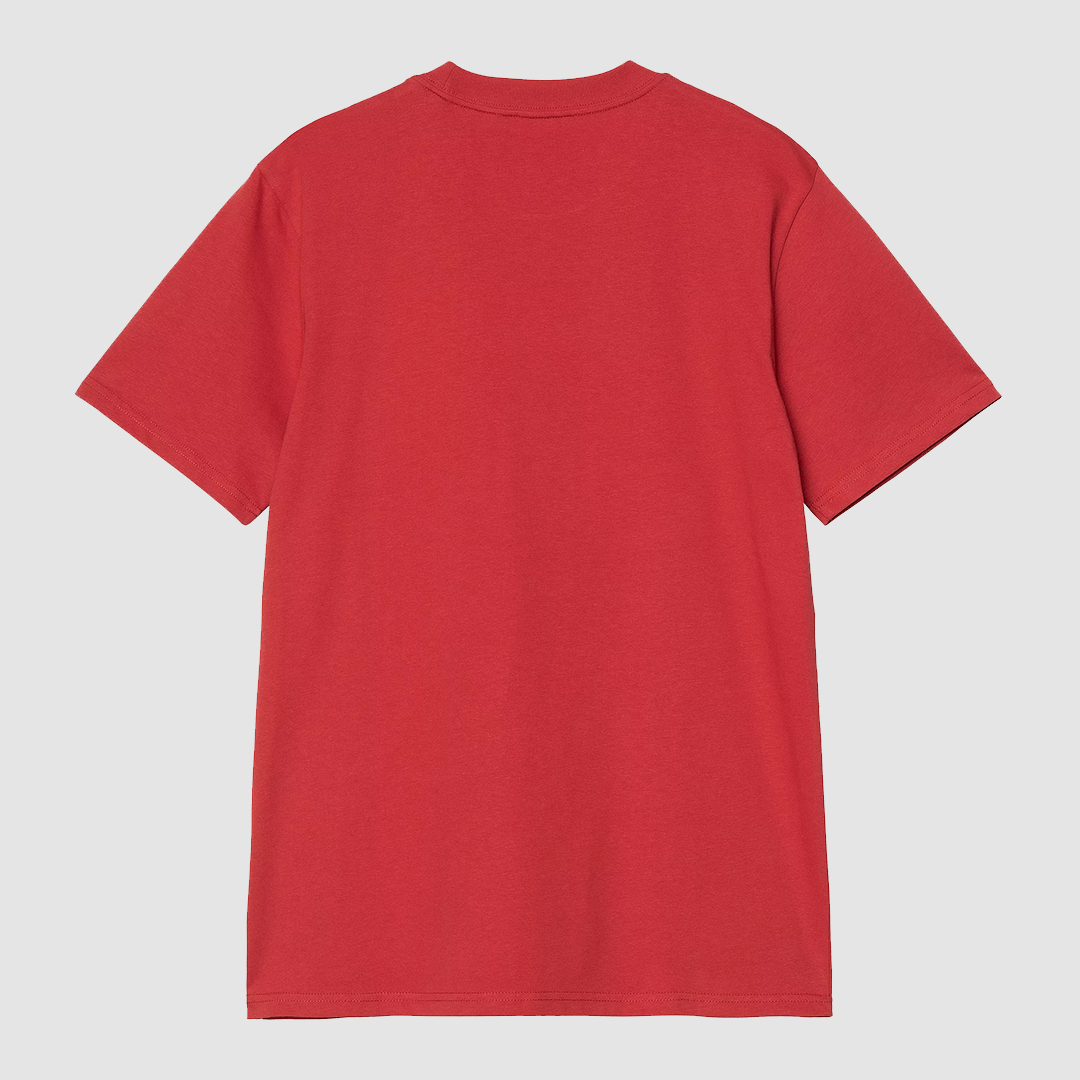 S/S Script T-Shirt Cherry / Space