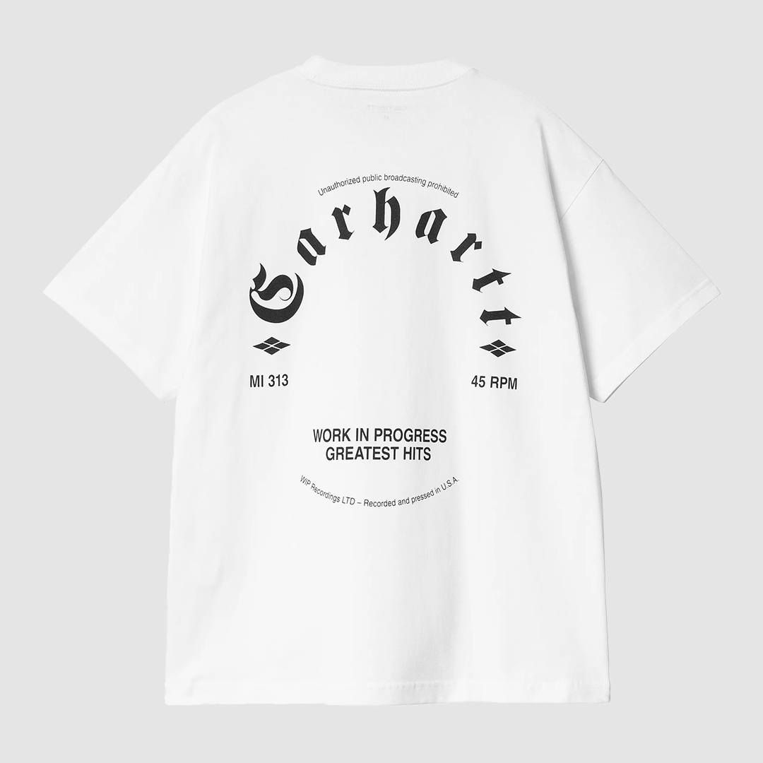 S/S Greatest Hits T-Shirt White / Black