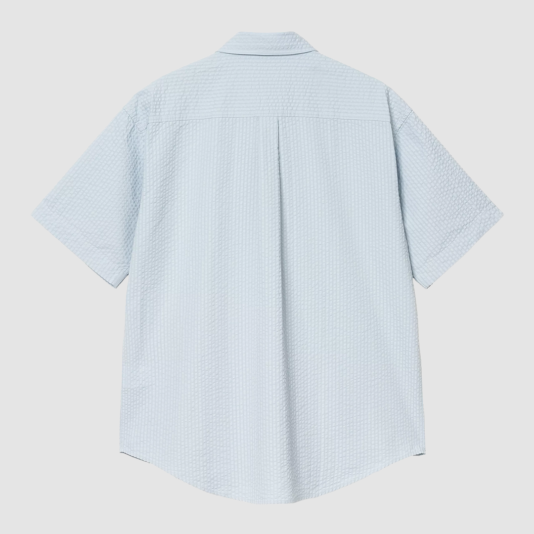 S/S Toland Shirt Stripe Blue Fog