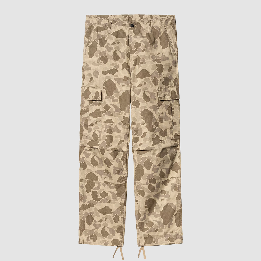 Regular Cargo Pant Camo Duck Desert Rinsed