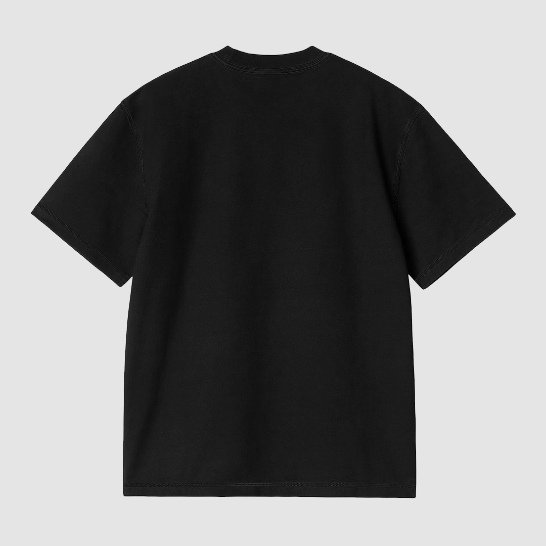 W' S/S Ingo T-Shirt Black Garment Dyed