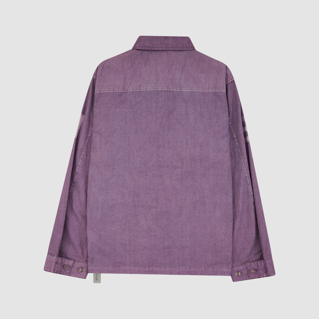 Military Cargo Shirt Lilac