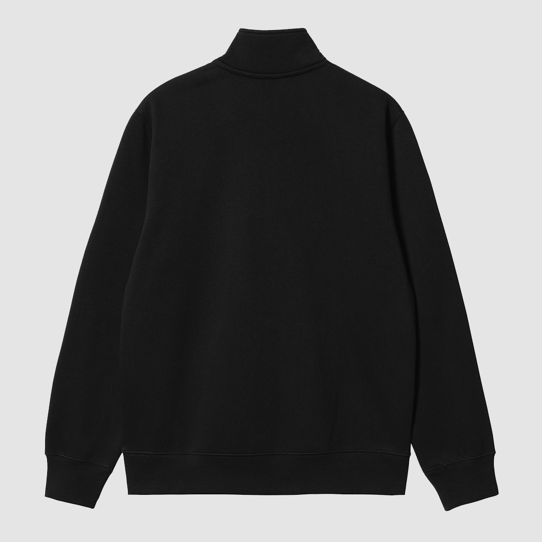 Chase Neck Zip Sweat Black / Gold
