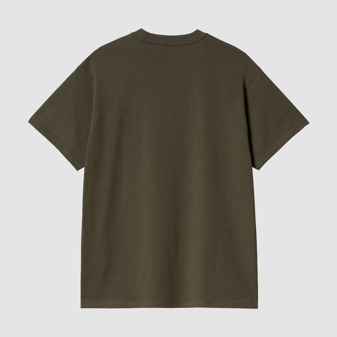 S/S Script Embroidery T-Shirt Turtle / Air Pink