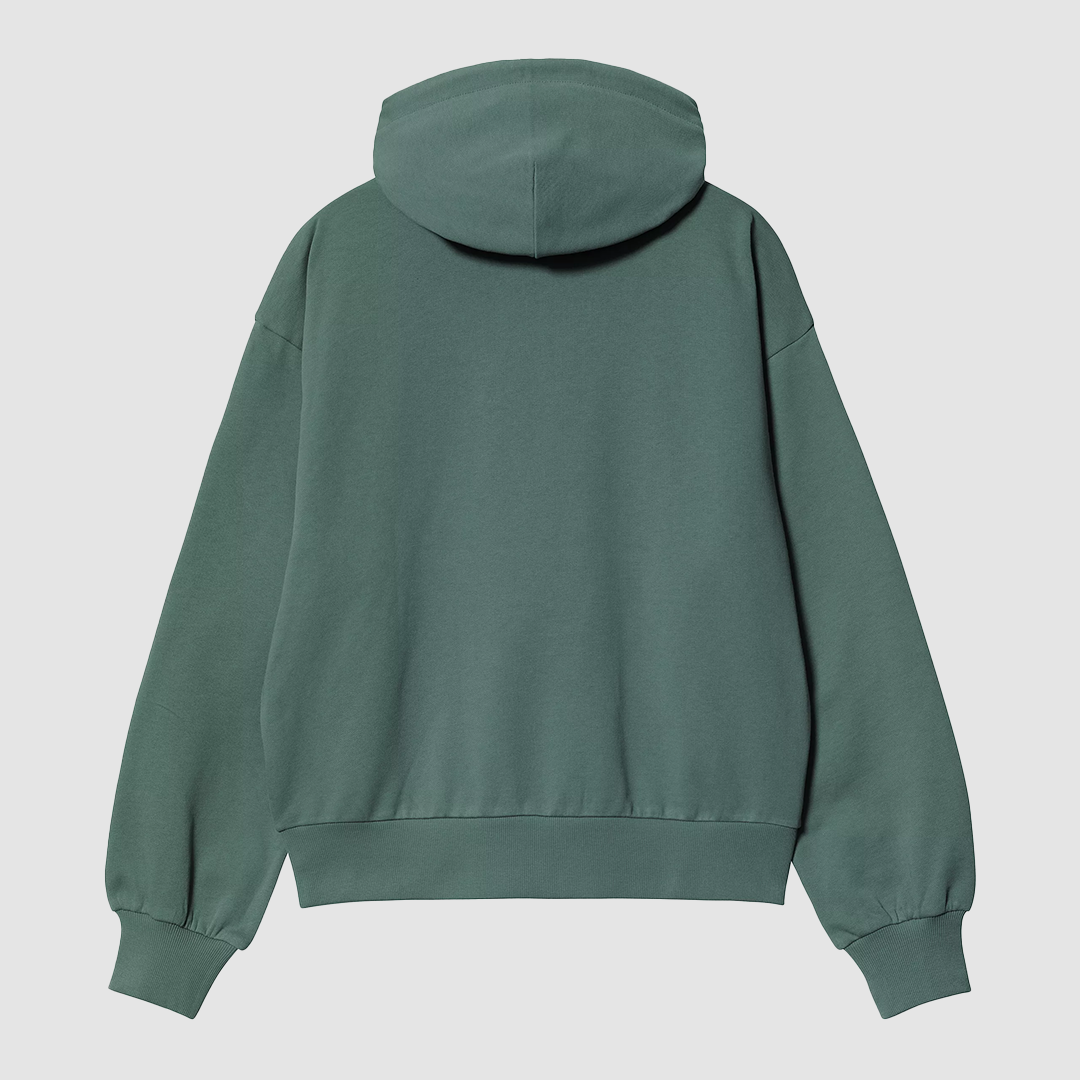 W' Hooded Casey Sweat Silver Pine / Silver