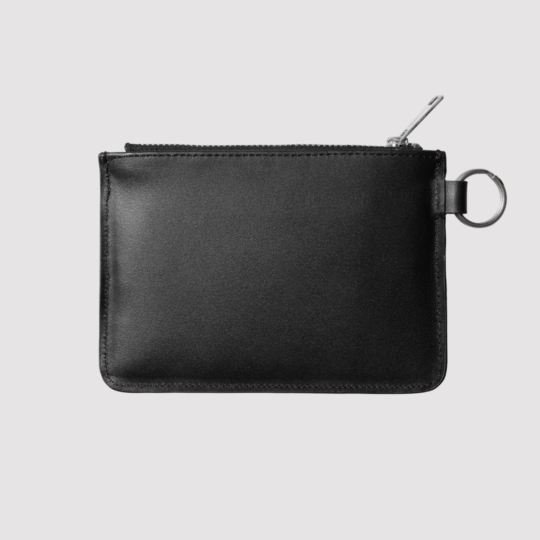 Onyx Zip Wallet Black / White