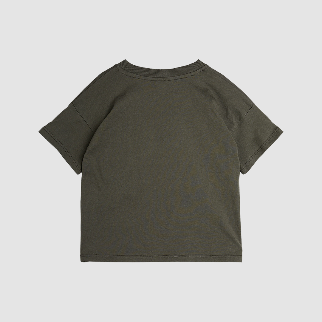 Arrowed Heart Emb SS T-Shirt Black
