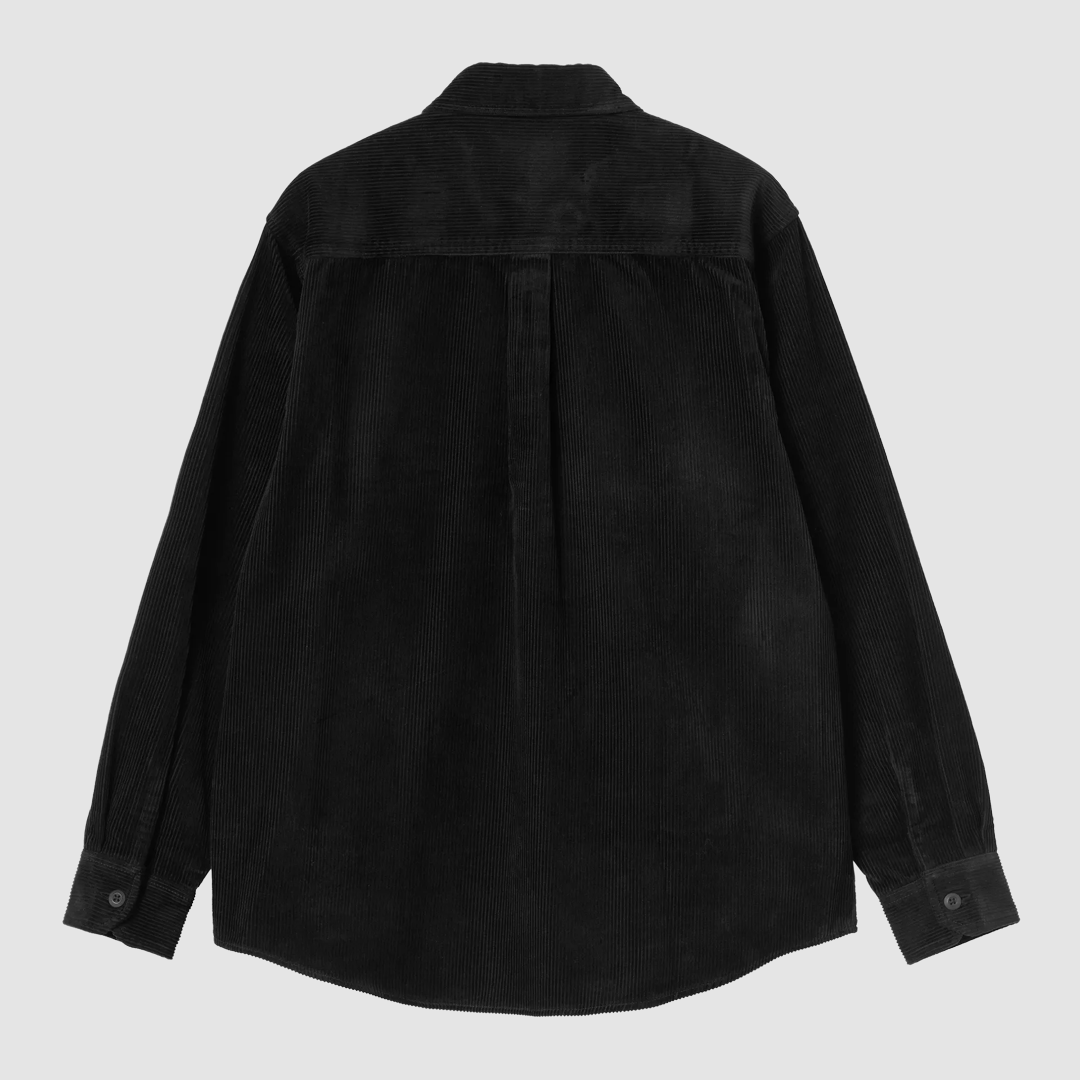 L/S Flint Cord Shirt Black