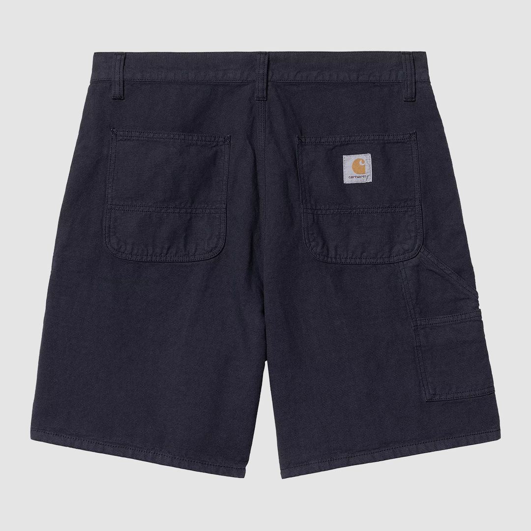 Walter Single Knee Short Dark Navy Garment Dyed
