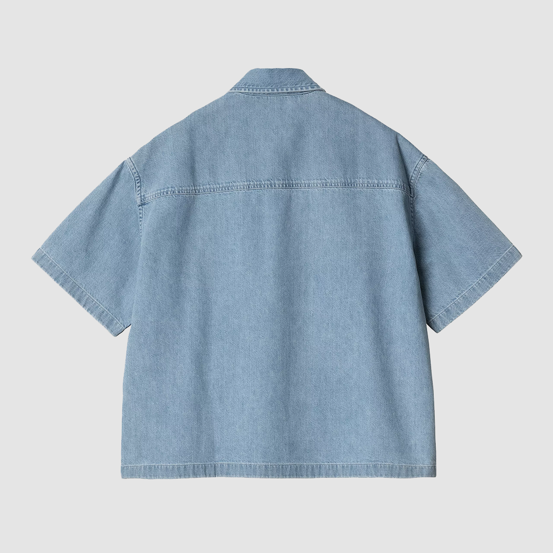 W' S/S Lovilia Shirt Blue Bleached