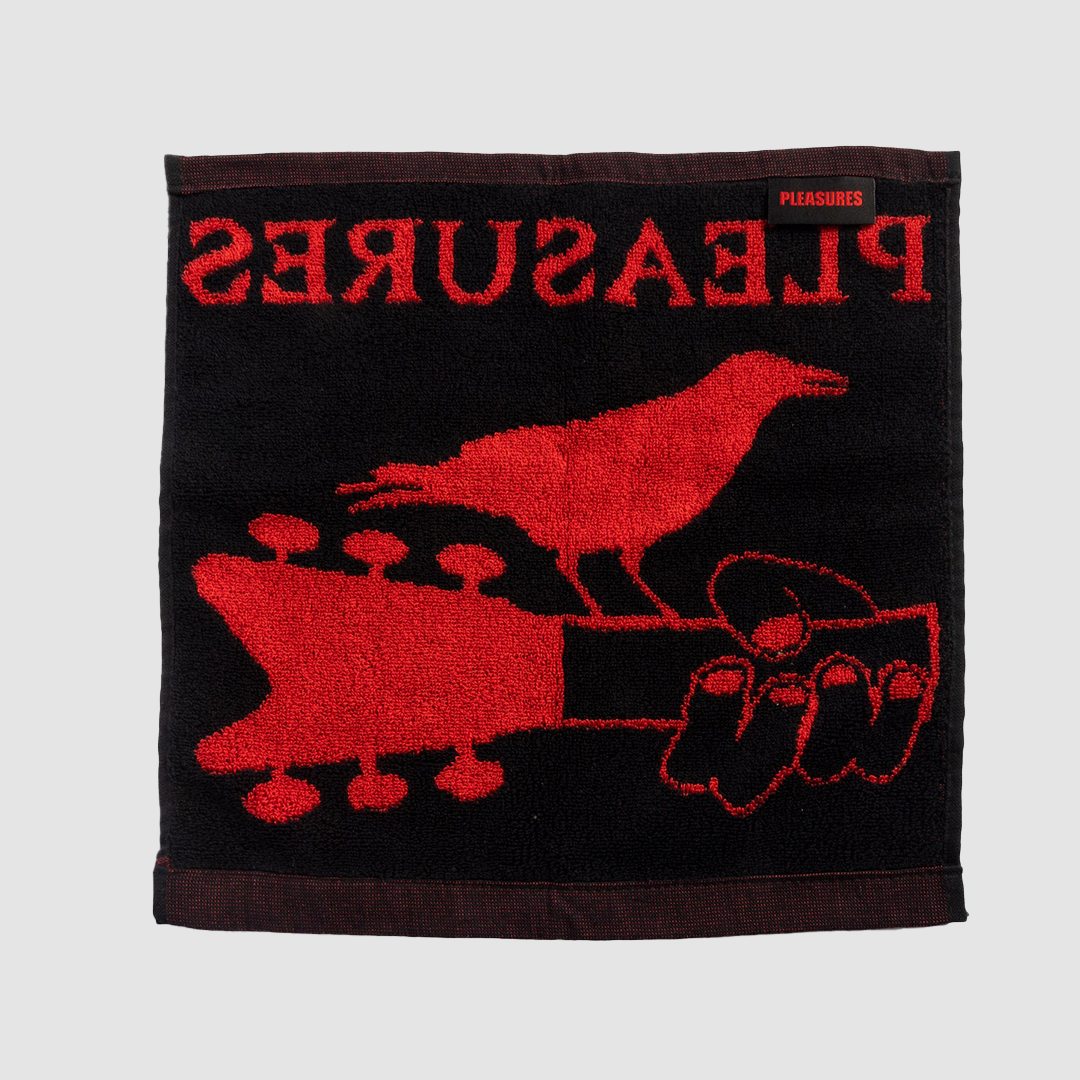 Festival Face Towel Black