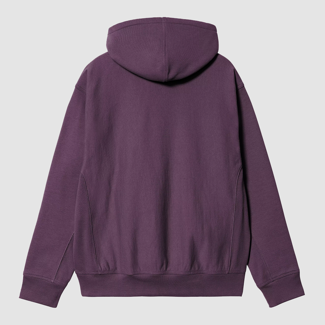 Hooded American Script Sweat Huckleberry