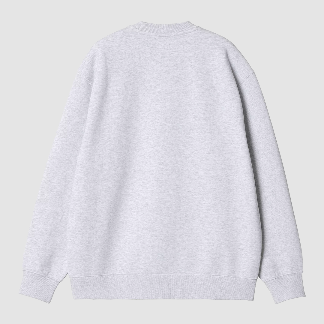 W' Carhartt Sweat Ash Heather / Air Green