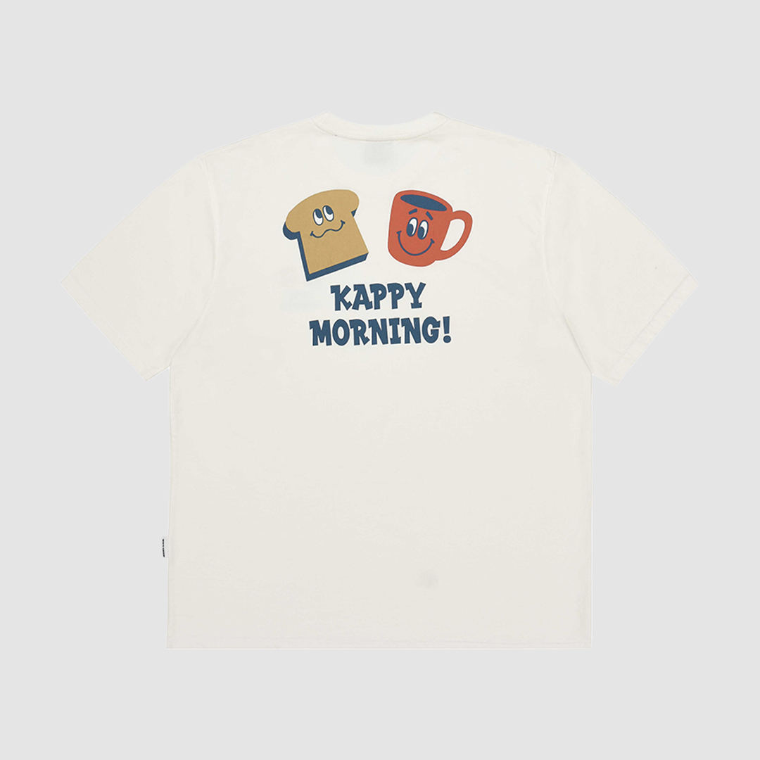 Kappy Morning Half T-Shirt White