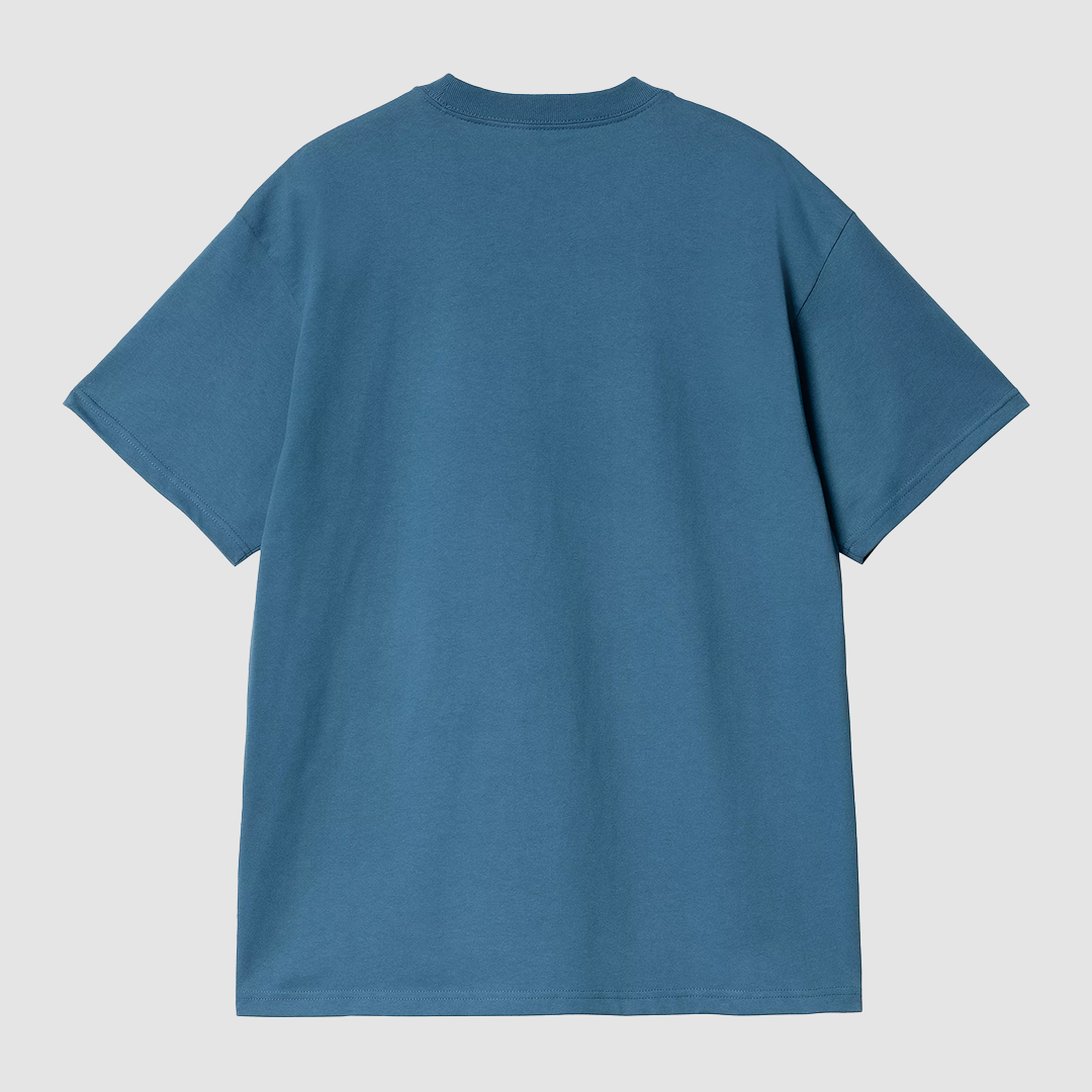 S/S Fragments Pocket T-Shirt Sodalite / White