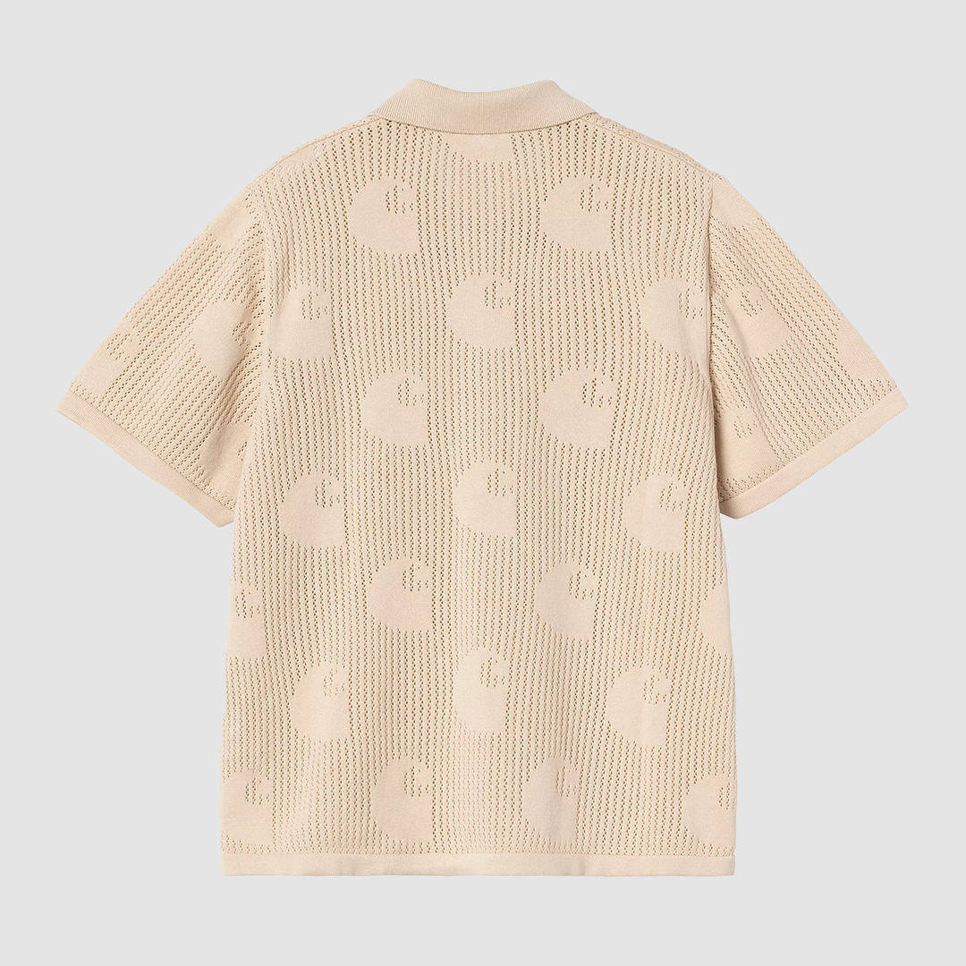 W' S/S Temple Knit Shirt Fleur De Sel