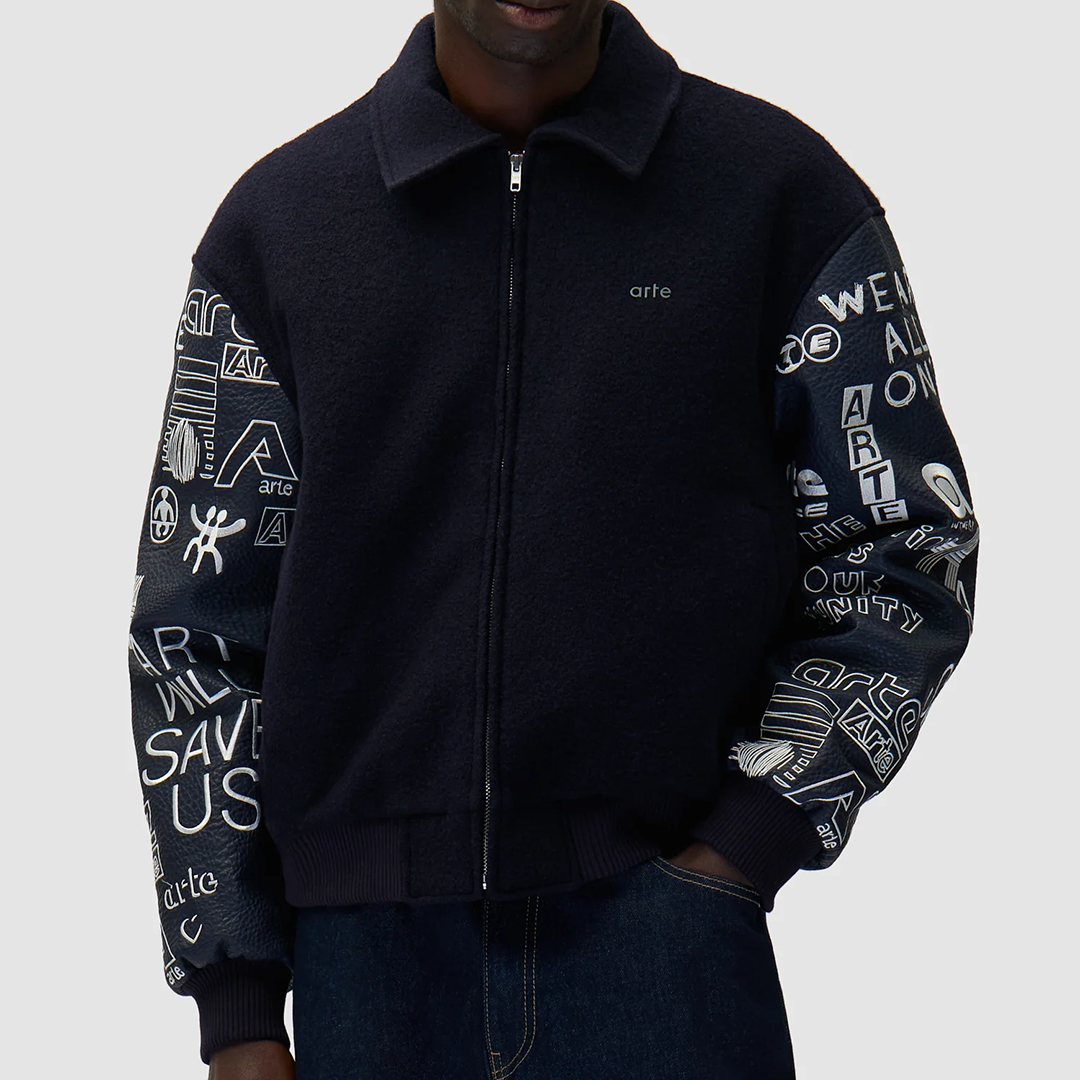 Art Saves College Jacket Navy