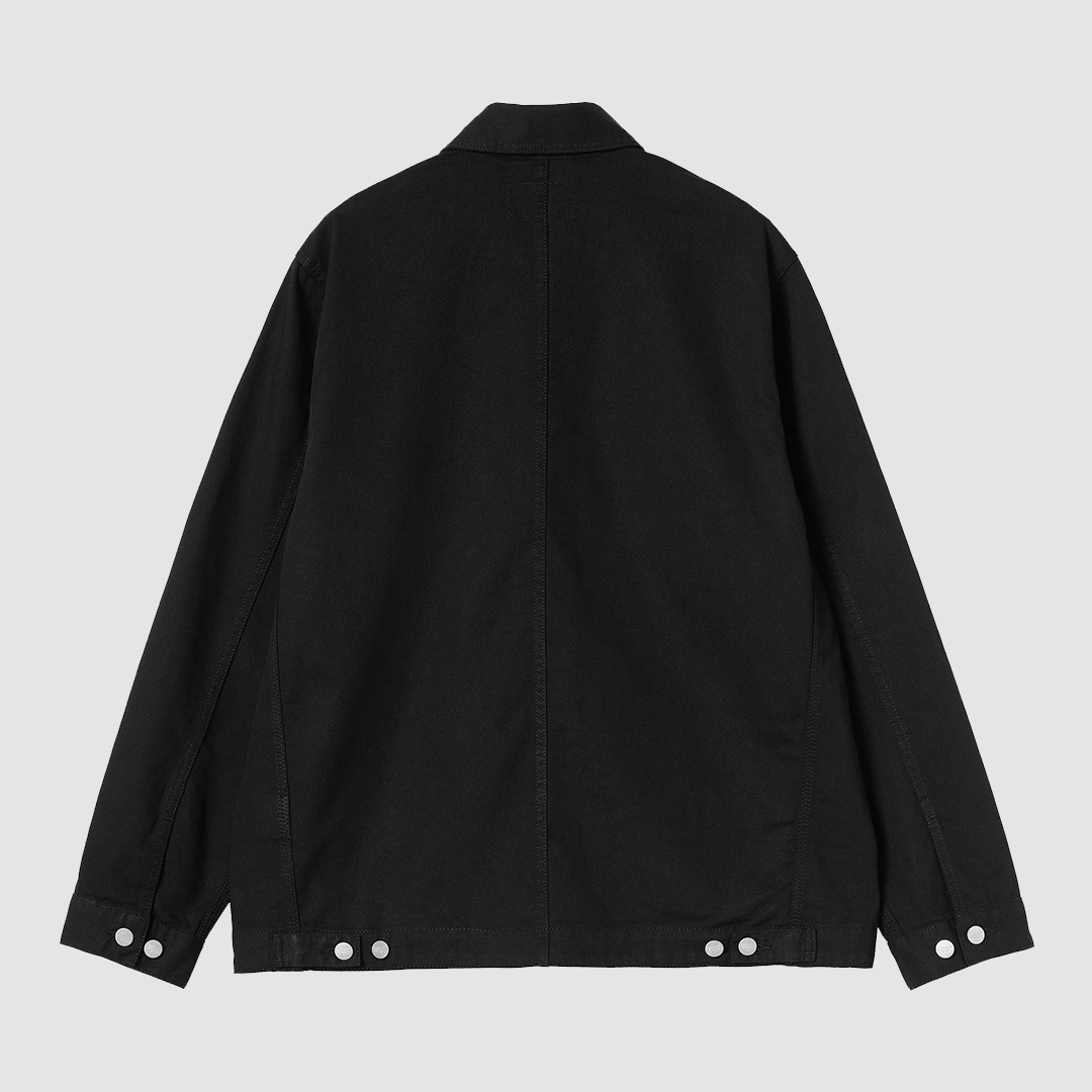 Drewe Chore Coat Black Rinsed