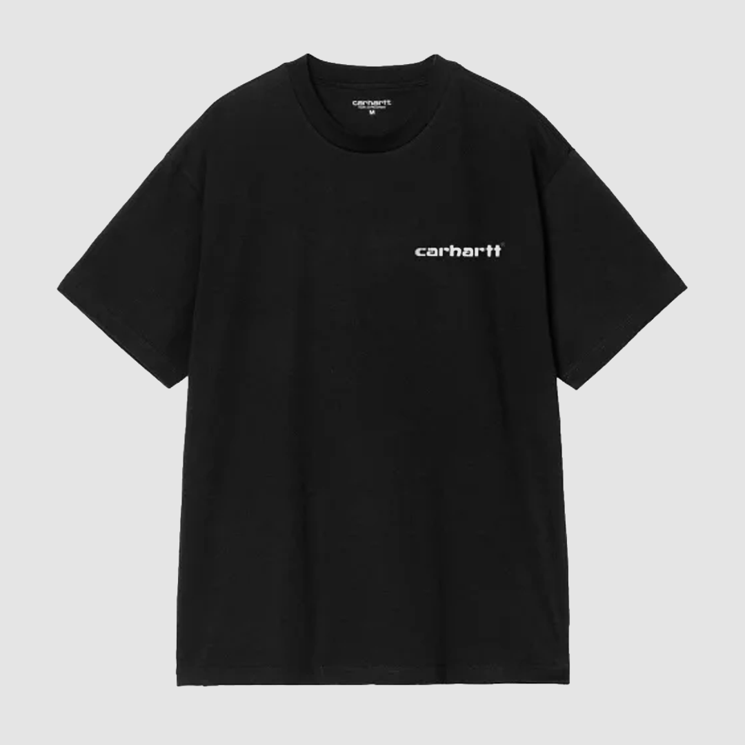 S/S Archive Script T-Shirt Black