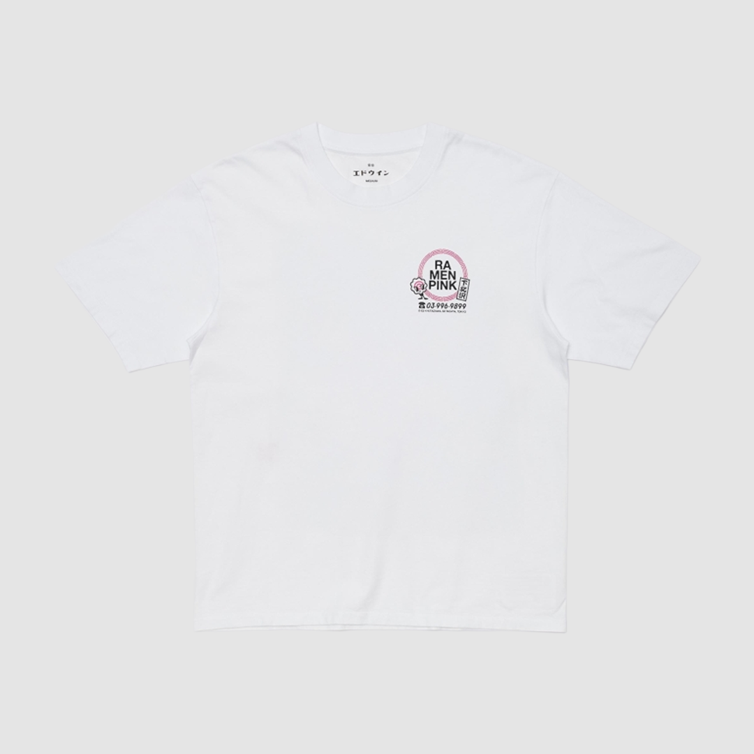 Ramen Pink T-Shirt White
