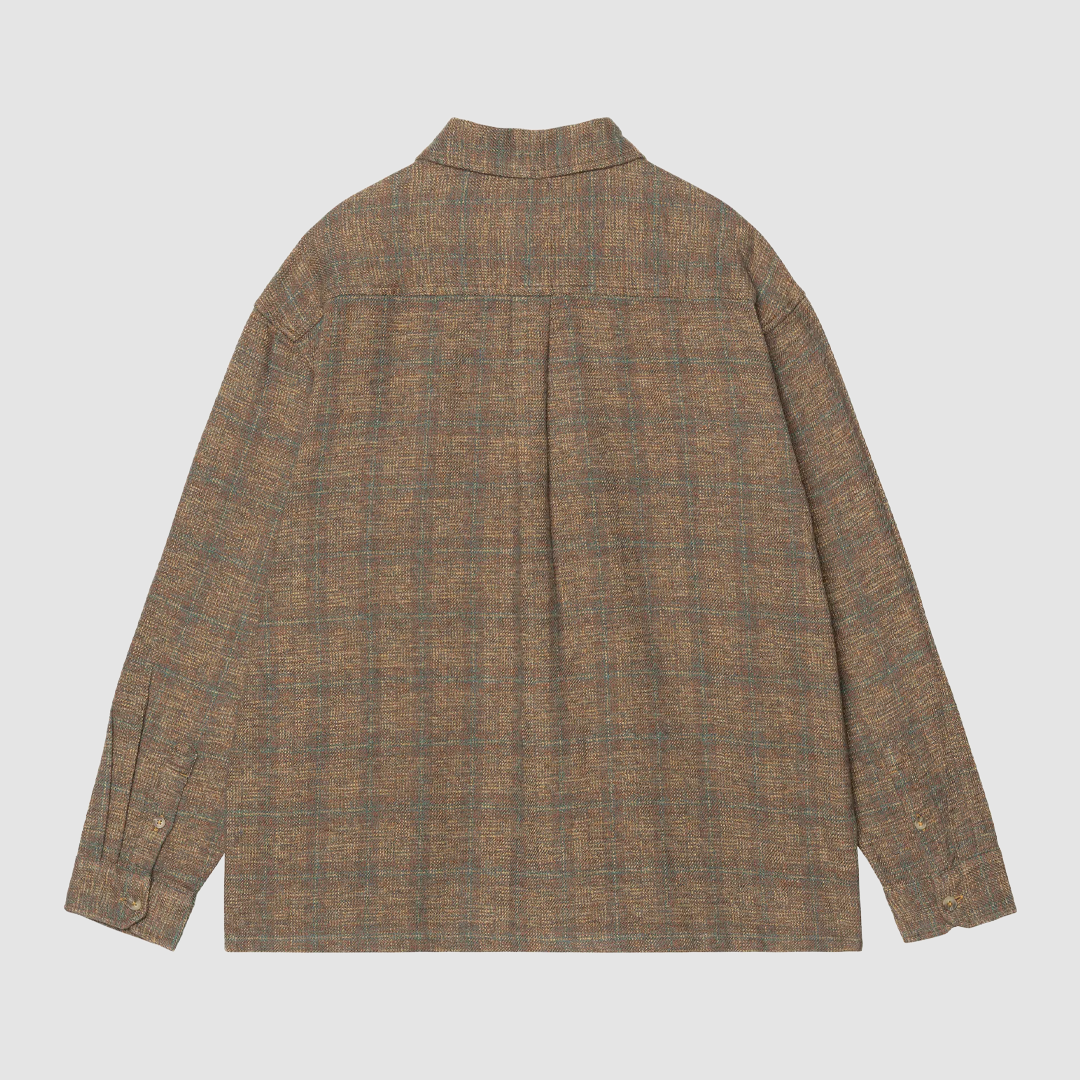 L/S Bagley Shirt Check Hamilton Brown
