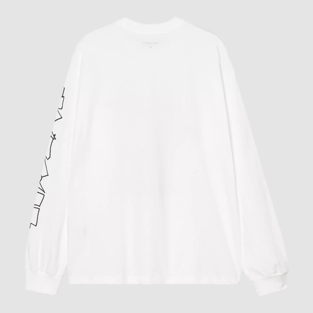 L/S Blinkerfluid T-Shirt White