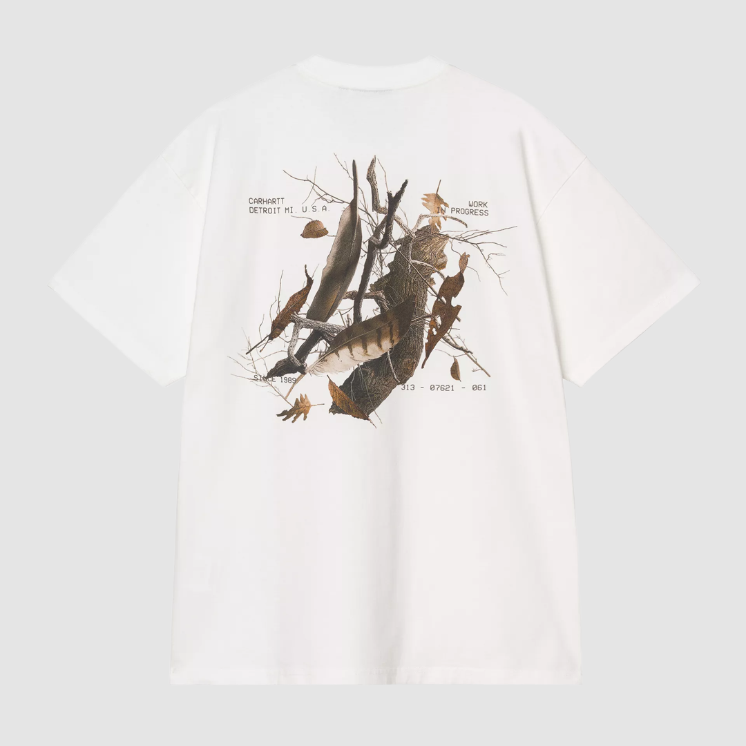 S/S Feather Progress T-Shirt White