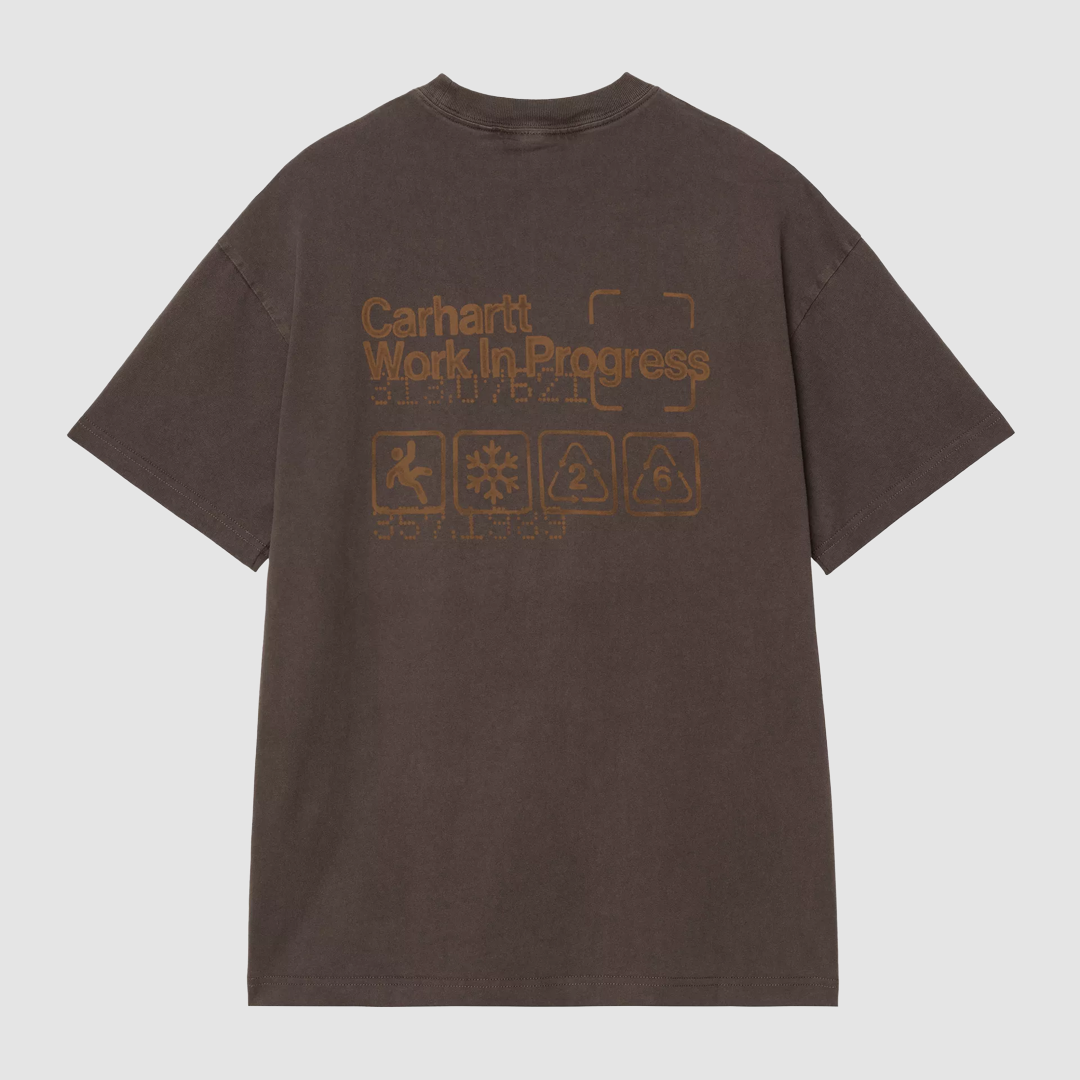 S/S Boxed T-Shirt Tobacco Garment Dyed